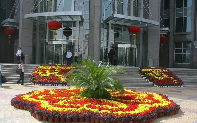 节日花坛